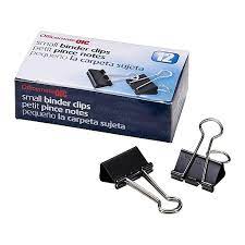 OfficeMate Small Binder Clips Black (99020)